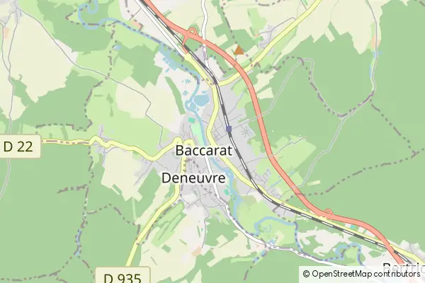 Mapa Baccarat