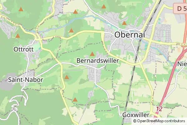 Mapa Bernardswiller