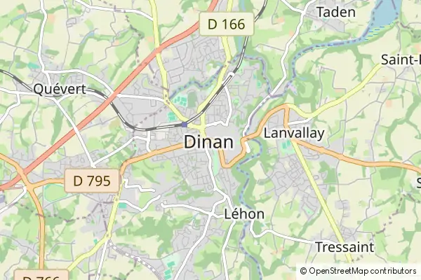 Mapa Dinan