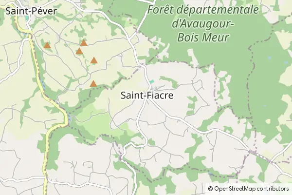 Mapa Saint-Fiacre