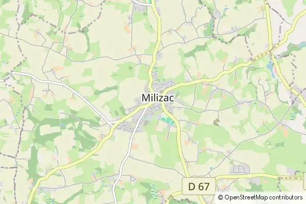 Mapa Milizac