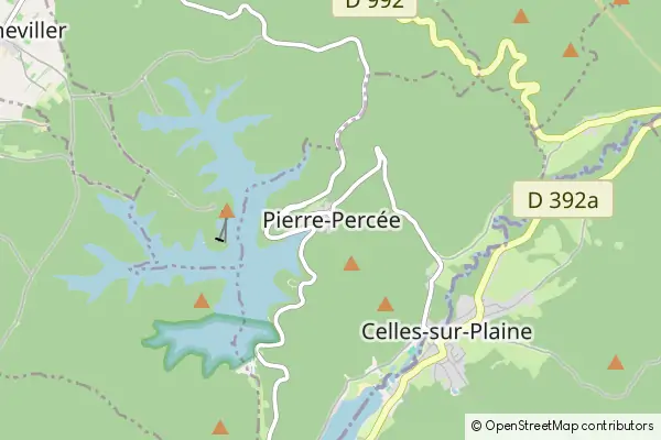 Mapa Pierre-Percée