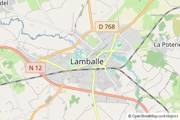 Mapa Lamballe