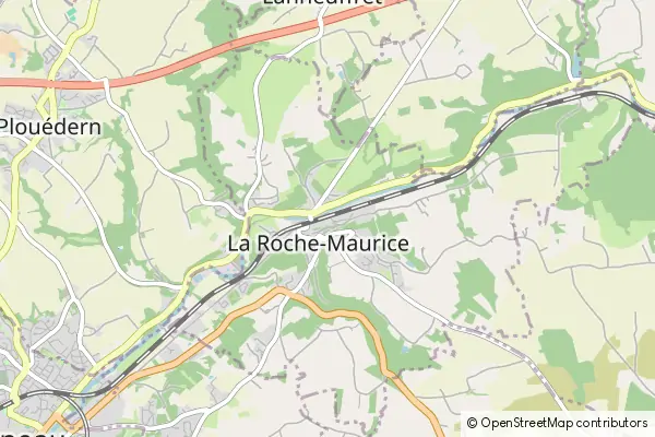 Mapa La Roche-Maurice