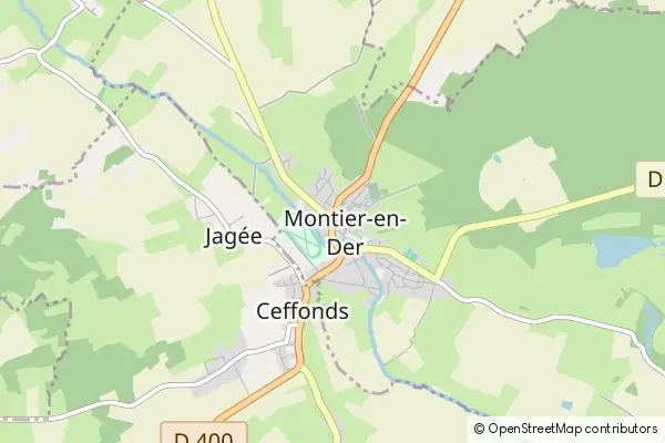 Mapa Montier-en-Der