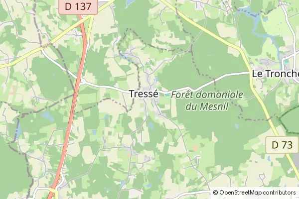 Mapa Tressé