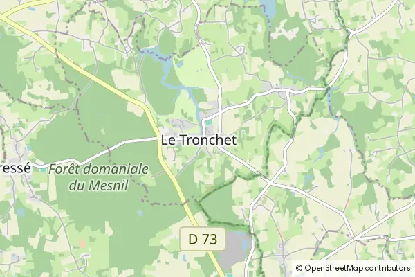 Mapa Le Tronchet