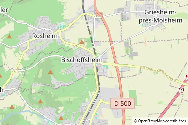 Mapa Bischoffsheim