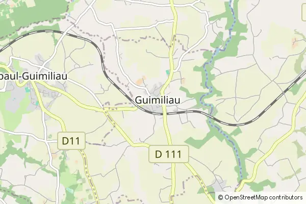 Mapa Guimiliau