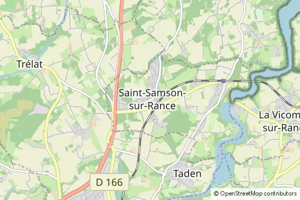 Mapa Saint-Samson-sur-Rance