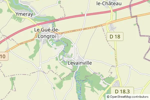 Mapa Levainville