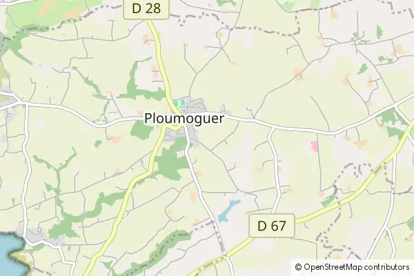 Mapa Ploumoguer