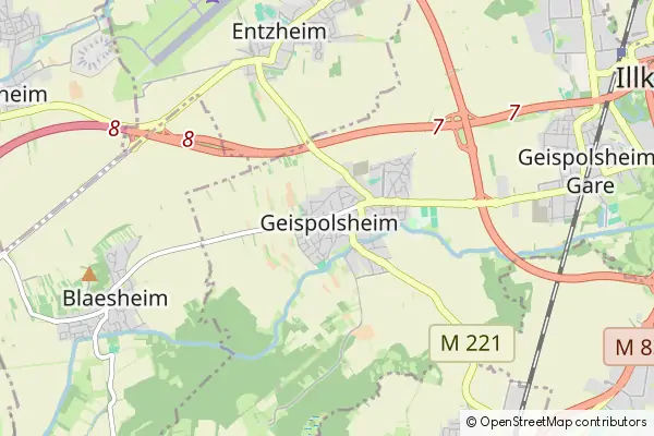 Mapa Geispolsheim