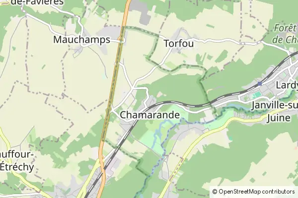 Mapa Chamarande