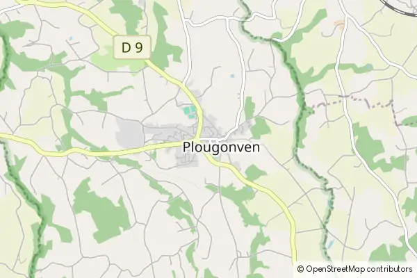 Mapa Plougonven