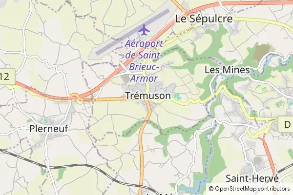 Mapa Trémuson