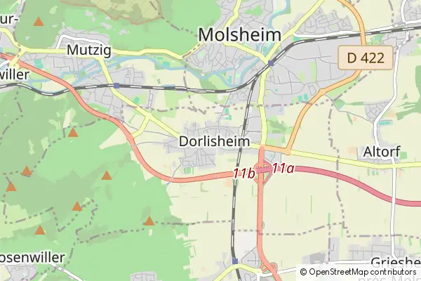 Mapa Dorlisheim