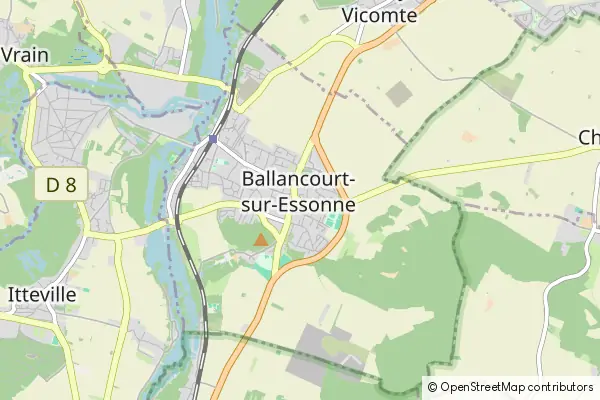 Mapa Ballancourt-sur-Essonne