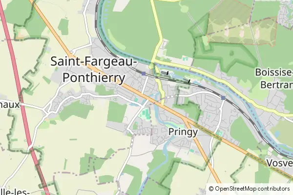 Mapa Saint-Fargeau-Ponthierry