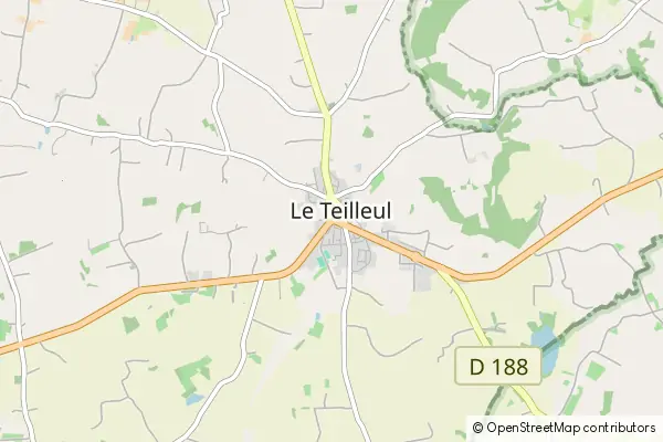 Mapa Le Teilleul