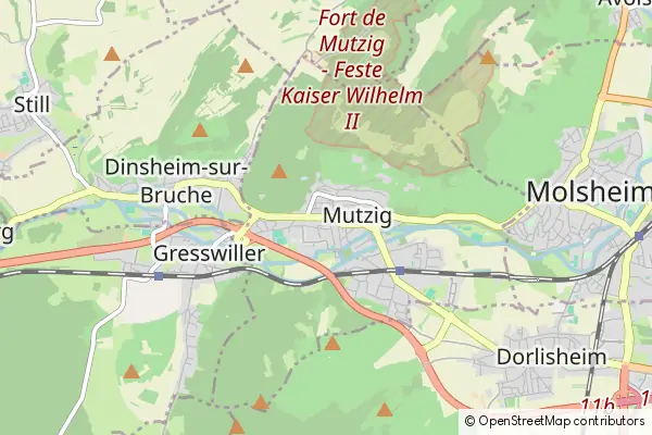 Mapa Mutzig