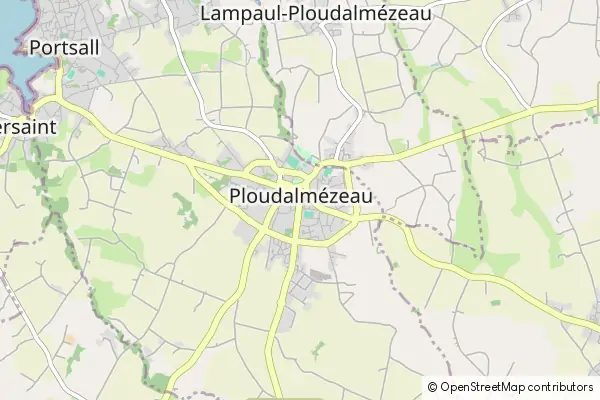 Mapa Ploudalmézeau