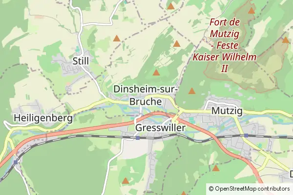 Mapa Dinsheim