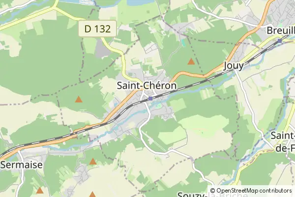 Mapa Saint-Chéron