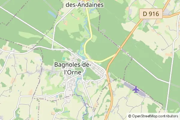 Mapa Bagnoles-de-l’Orne