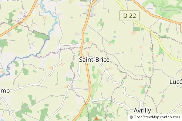 Mapa Saint-Brice