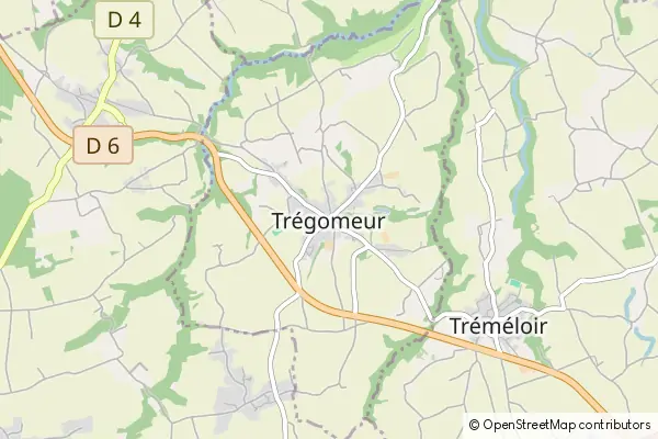 Mapa Trégomeur