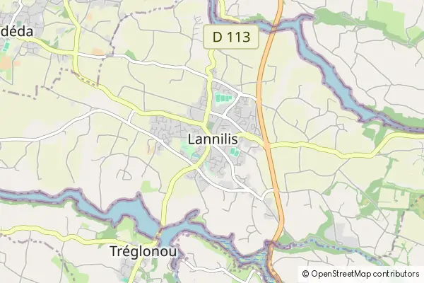 Mapa Lannilis