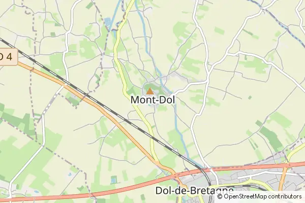 Mapa Mont-Dol