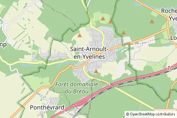 Mapa Saint-Arnoult-en-Yvelines