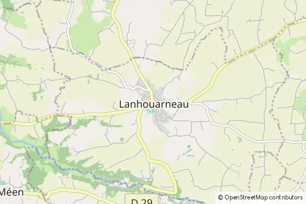 Mapa Lanhouarneau