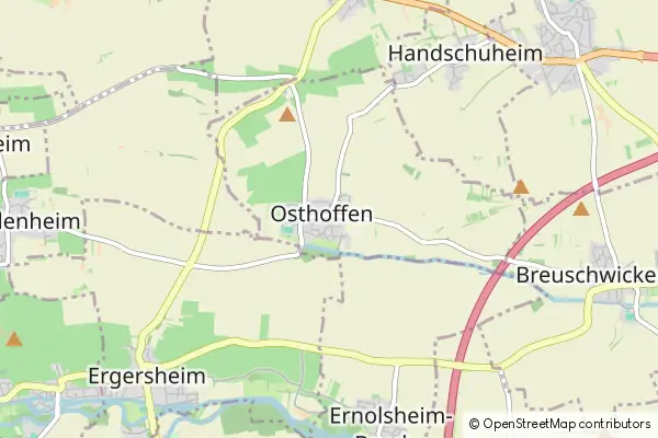 Mapa Osthoffen