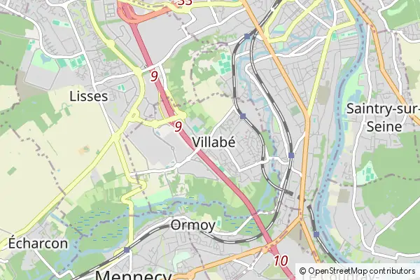 Mapa Villabé