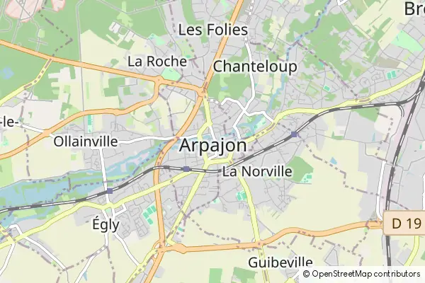 Mapa Arpajon