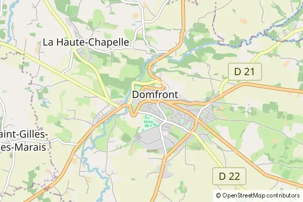 Mapa Domfront