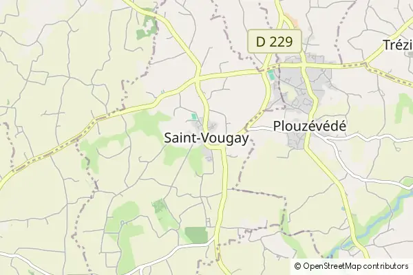 Mapa Saint-Vougay