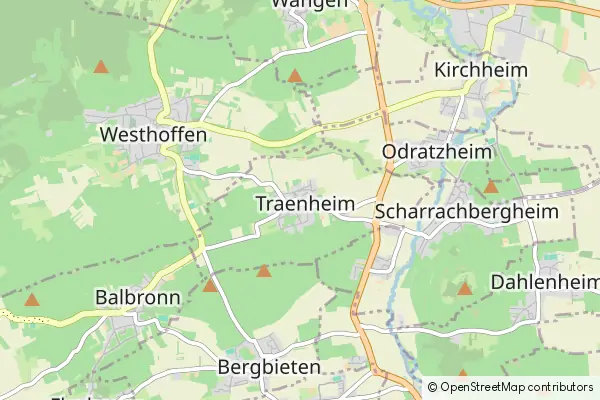 Mapa Traenheim