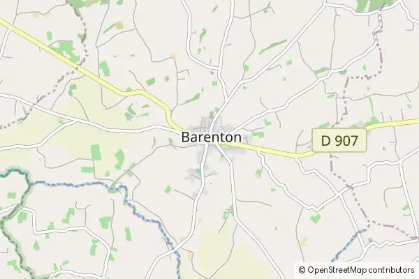 Mapa Barenton