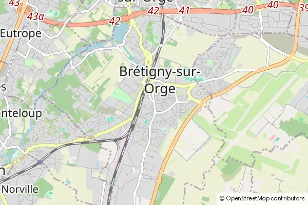 Mapa Brétigny-sur-Orge