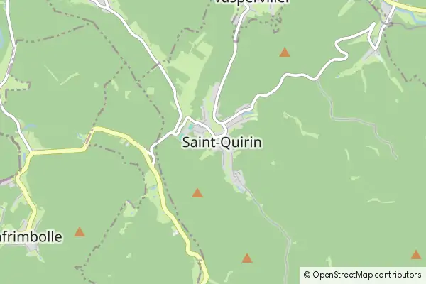 Mapa Saint Quirin