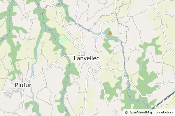 Mapa Lanvellec