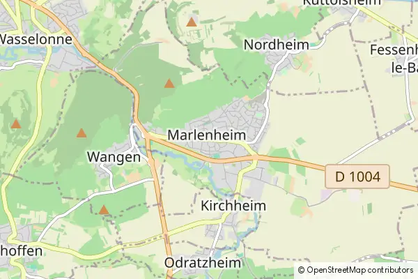 Mapa Marlenheim