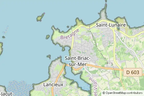 Mapa Saint-Briac-sur-Mer