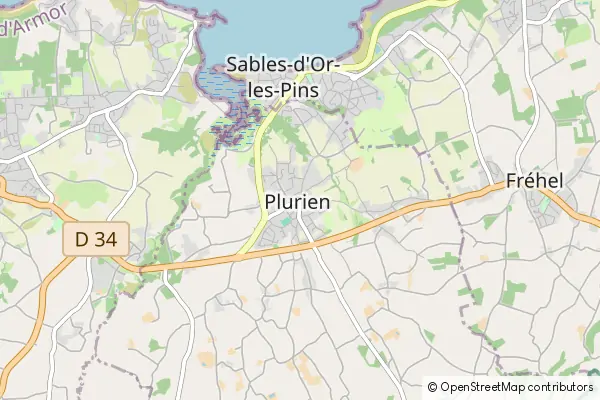 Mapa Plurien