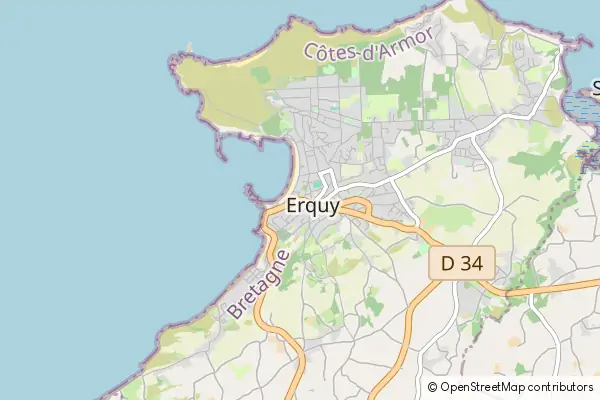 Mapa Erquy