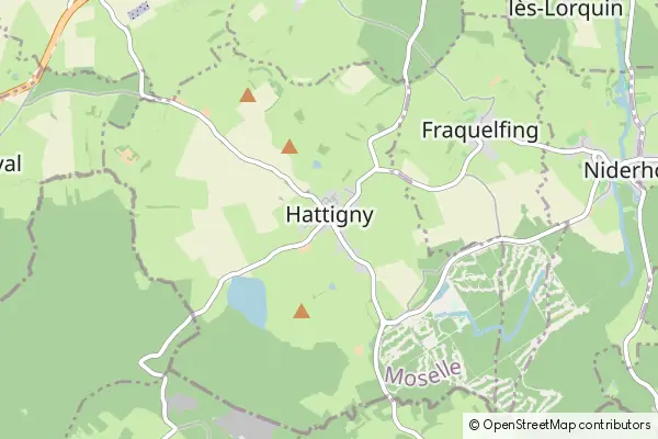 Mapa Hattigny